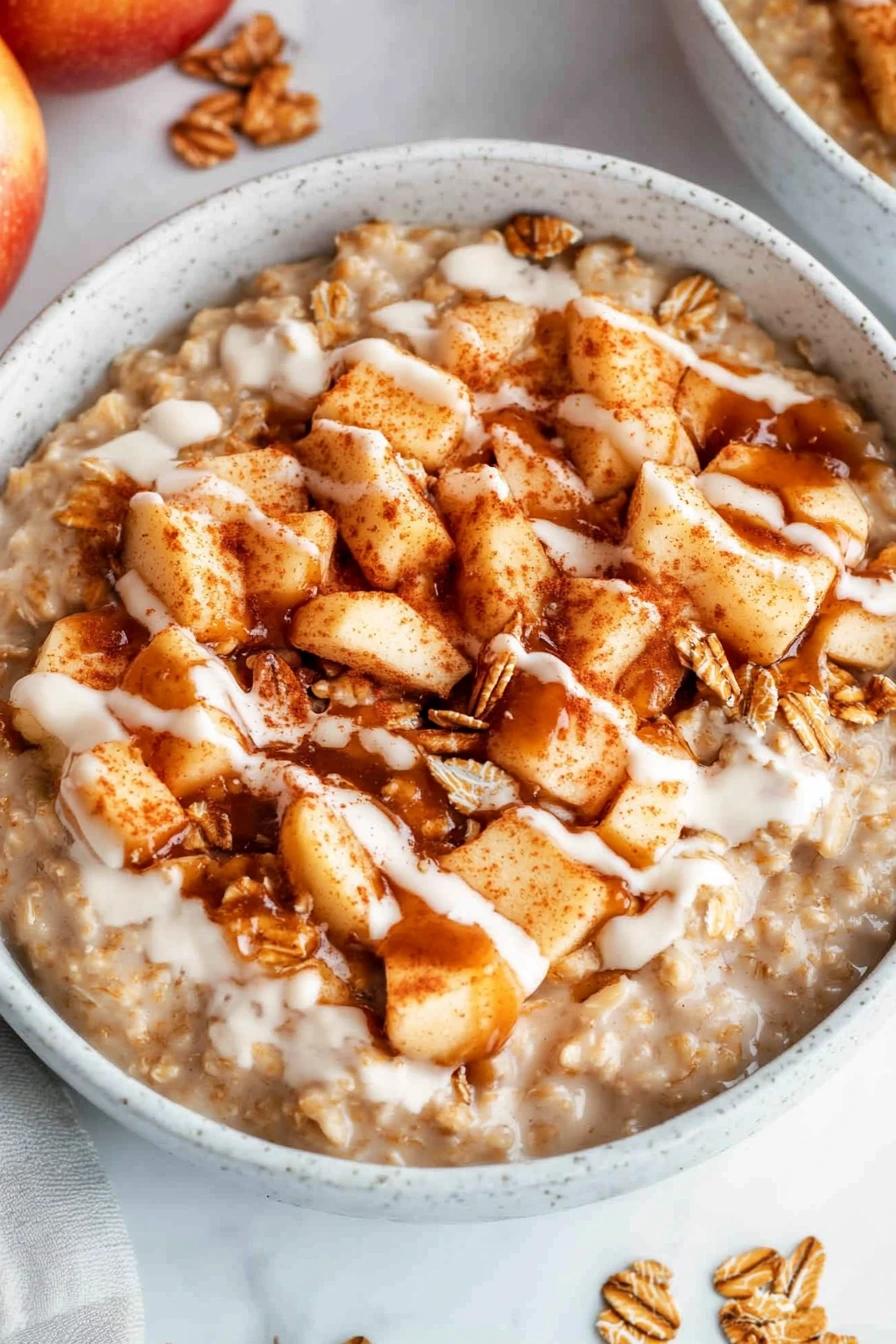 Caramel Apple Oatmeal 45 degree angle