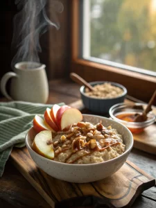 Caramel Apple Oatmeal 45 degree angle