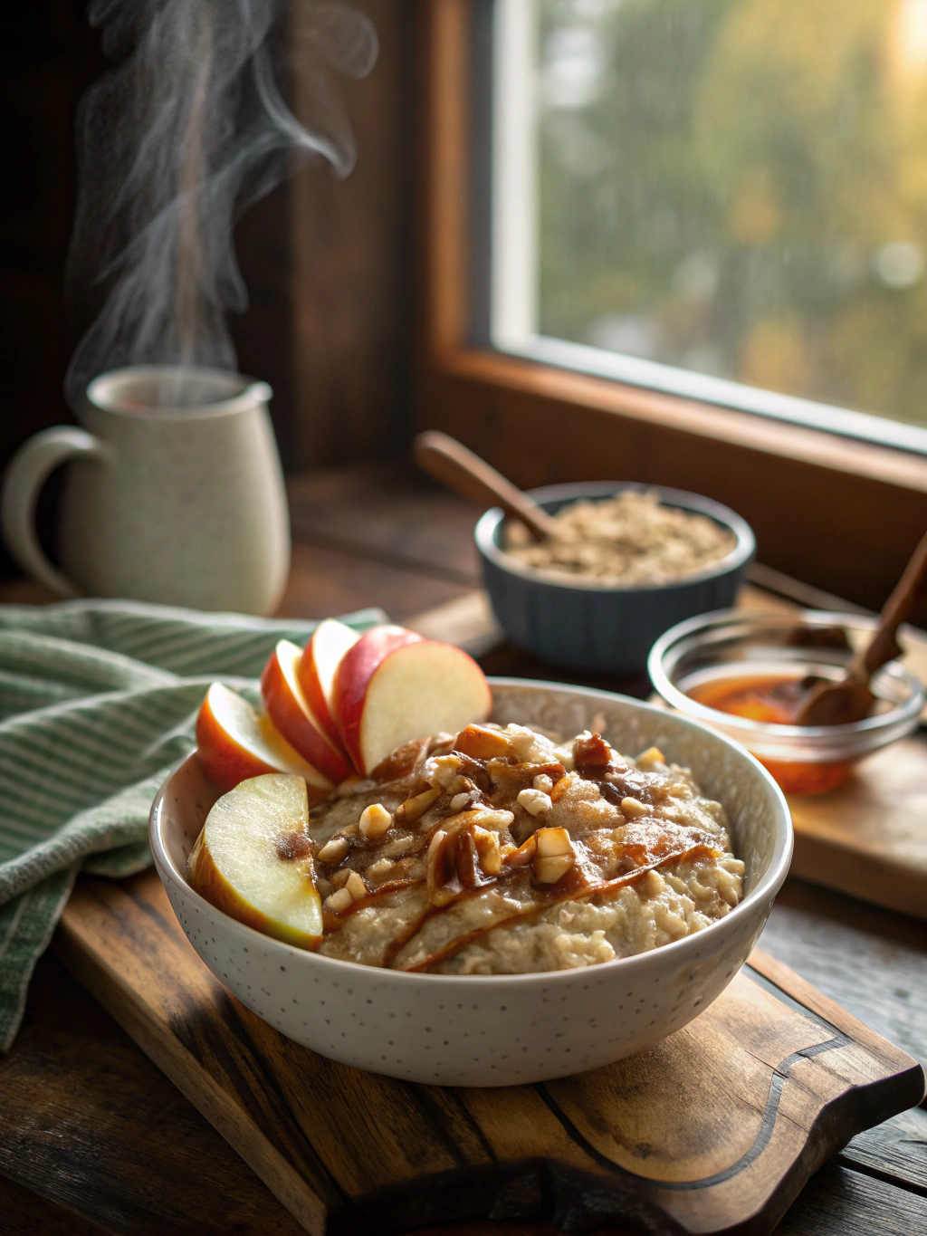 Caramel Apple Oatmeal 45 degree angle
