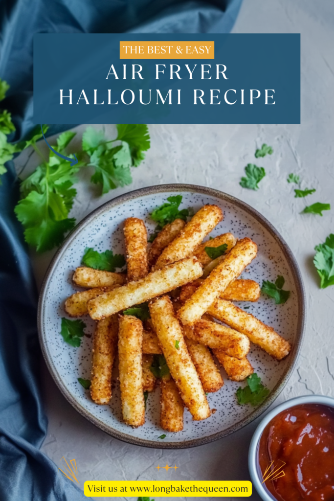 Air Fryer Halloumi Recipe