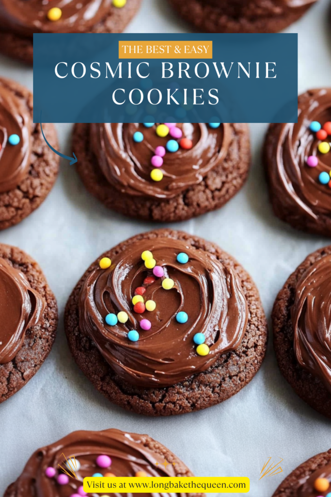 Cosmic Brownie Cookies