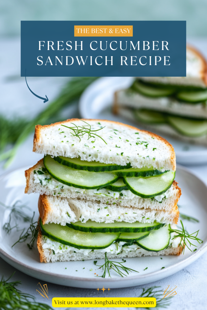 Easy Fresh Cucumber Sandwich Recipe