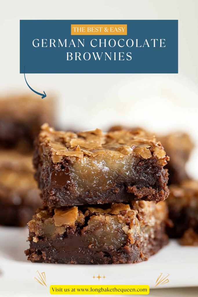 German Chocolate Brownies