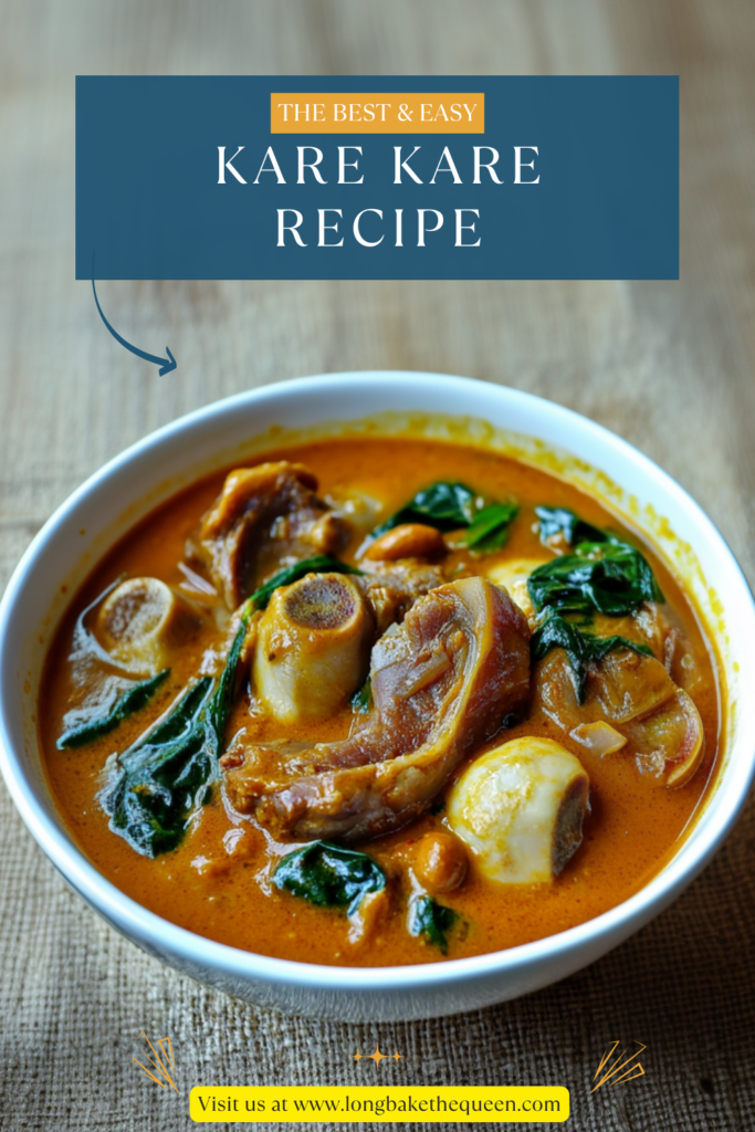 Kare Kare Recipe