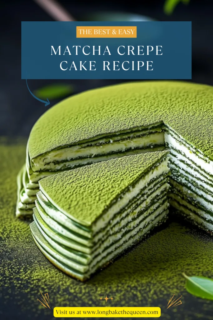 Matcha Crepe Cake Recipe