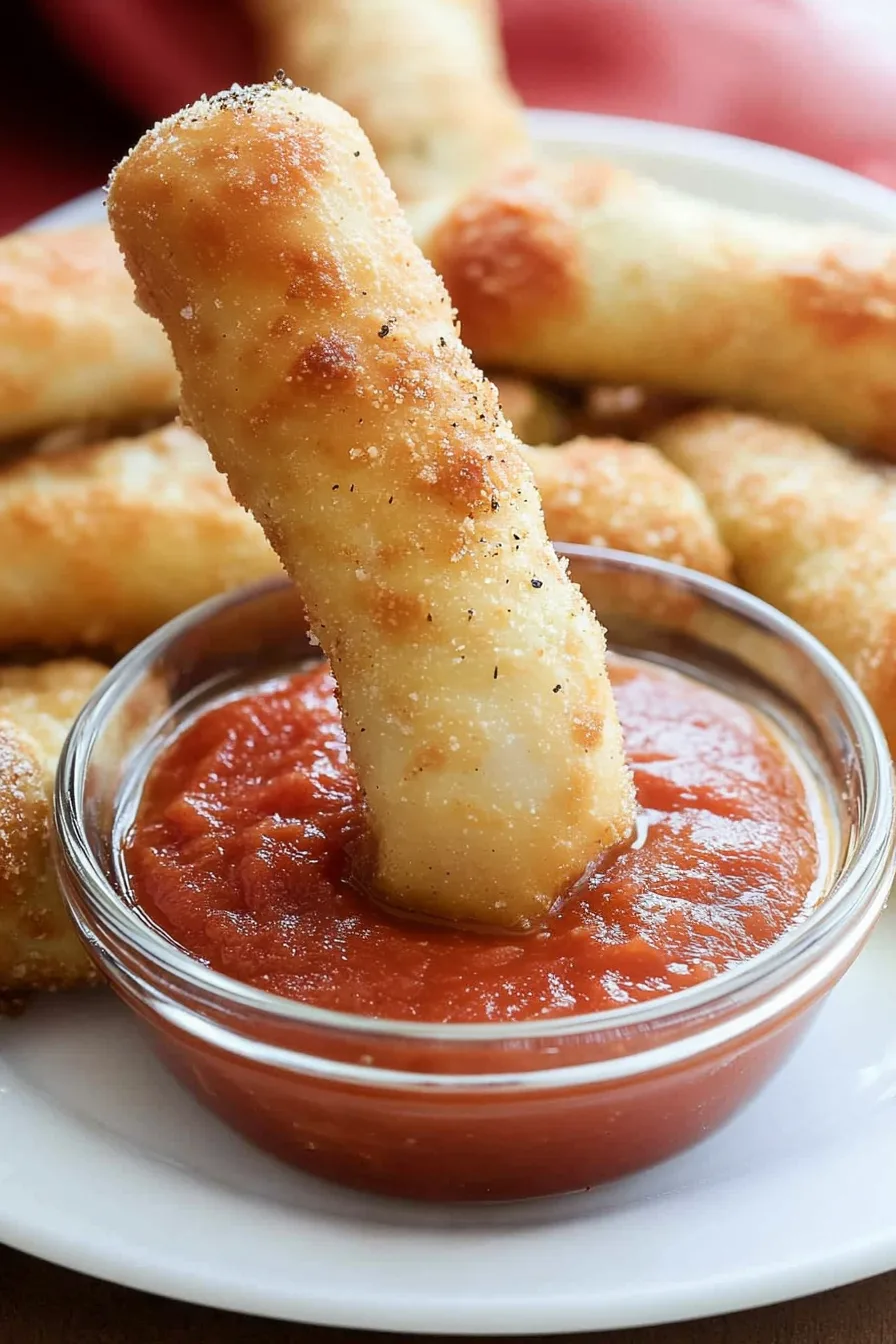 Close-up of soft bread rolls showing a cheesy pepperoni filling.