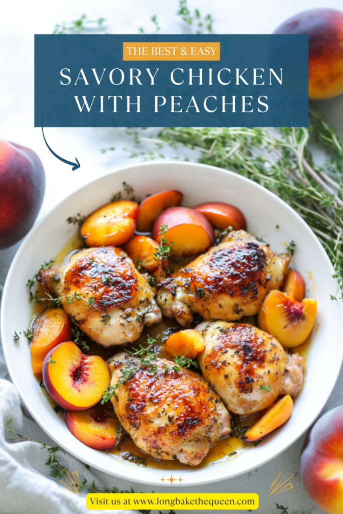 Savory Chicken with Peaches