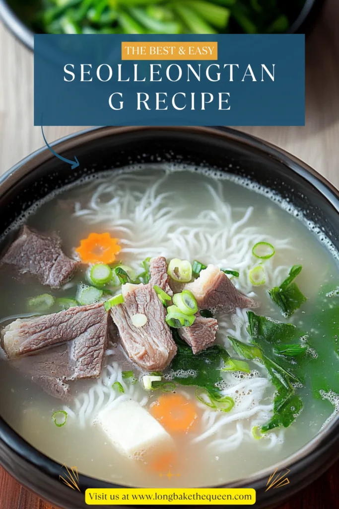 Seolleongtang Recipe