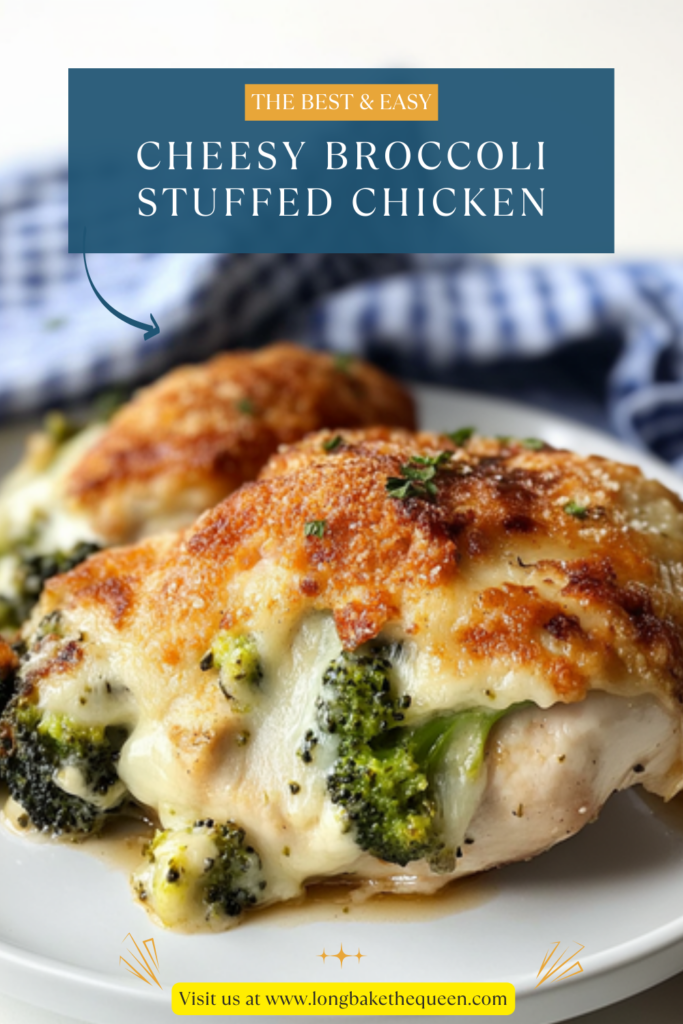 Cheesy Broccoli Stuffed Chicken