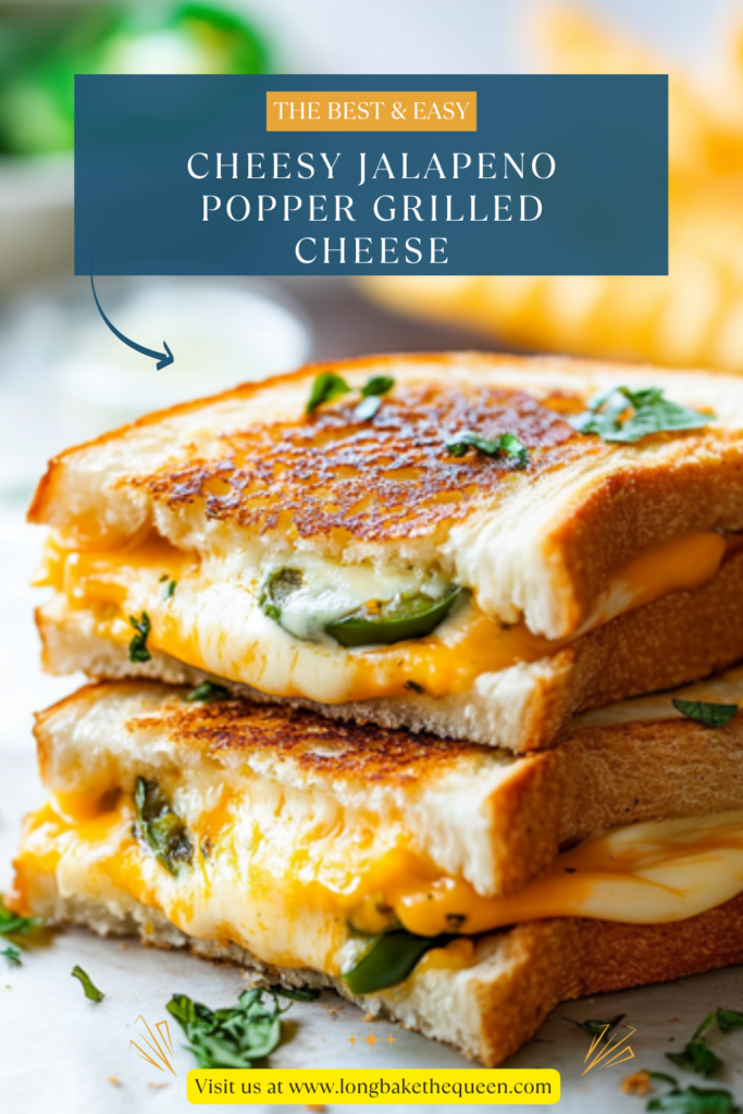 Cheesy Jalapeno Popper Grilled Cheese