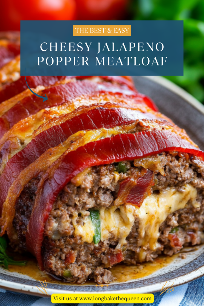 Cheesy Jalapeno Popper Meatloaf