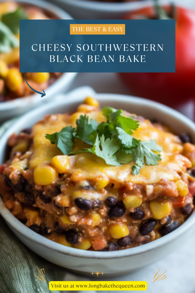 Cheesy Southwestern Black Bean Bake