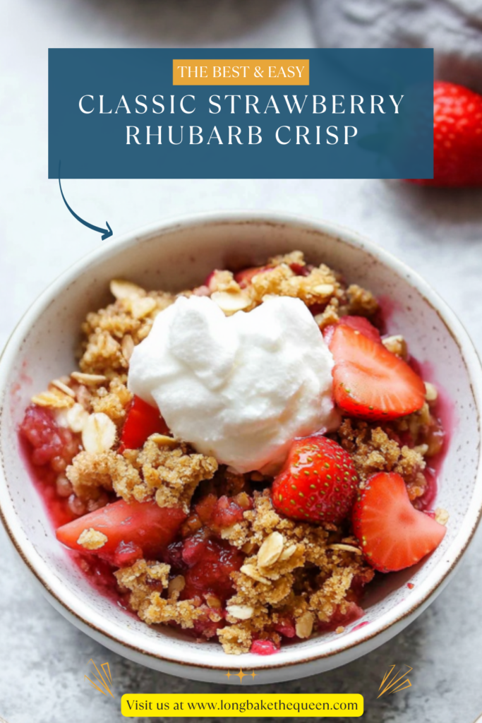 Classic Strawberry Rhubarb Crisp