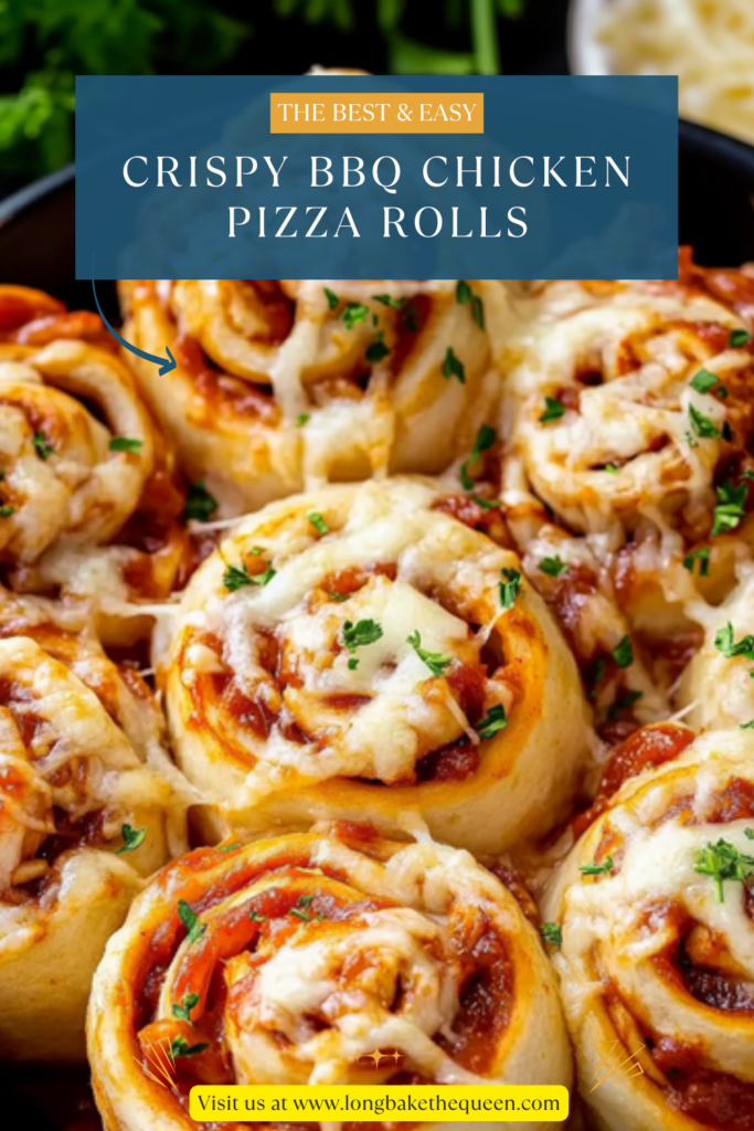 Crispy BBQ Chicken Pizza Rolls