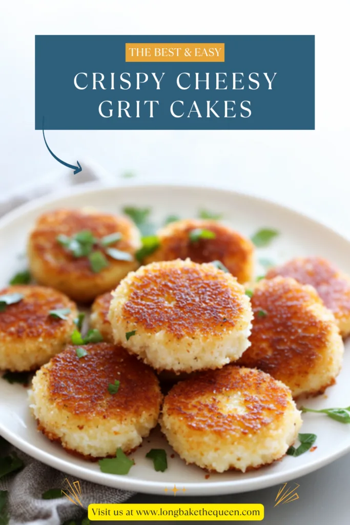 Crispy Cheesy Grit Cakes