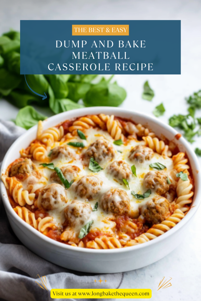 Dump and Bake Meatball Casserole Recipe
