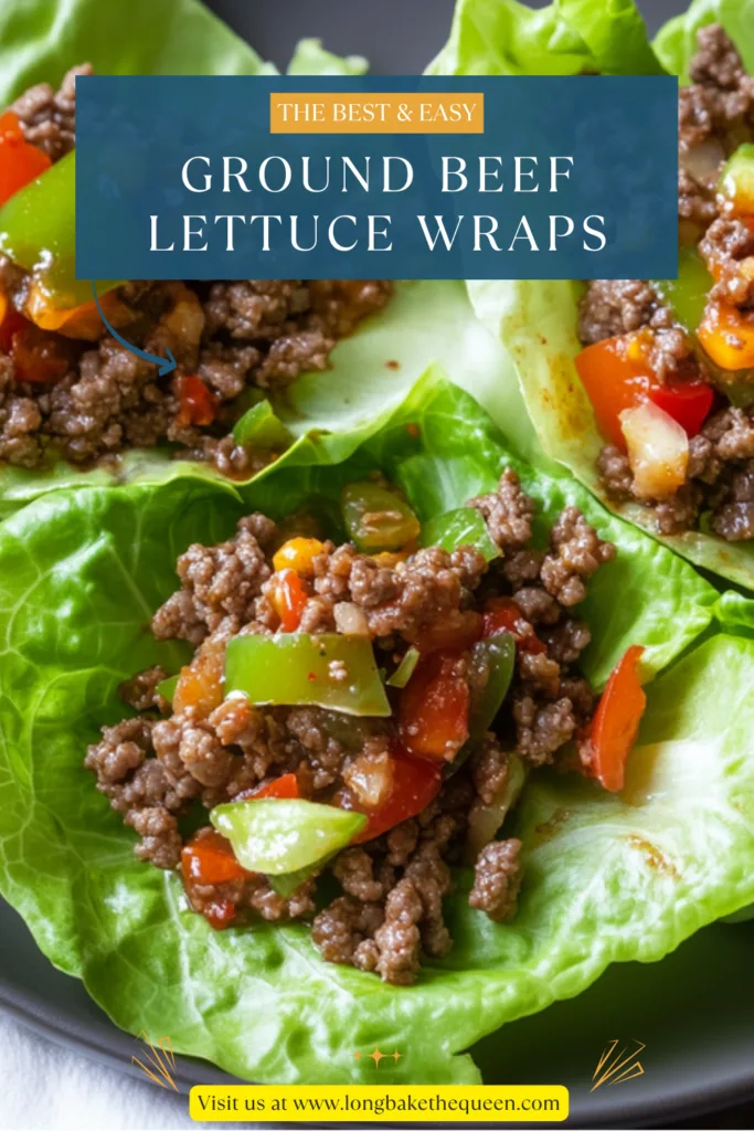 Easy Ground Beef Lettuce Wraps