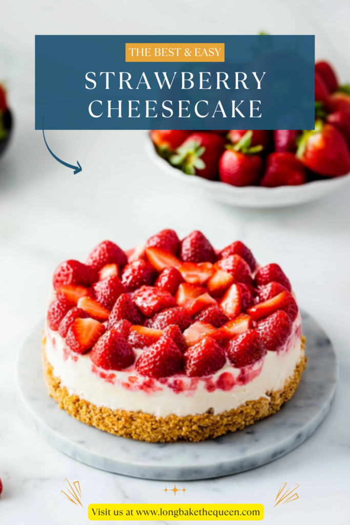 Easy Strawberry Cheesecake