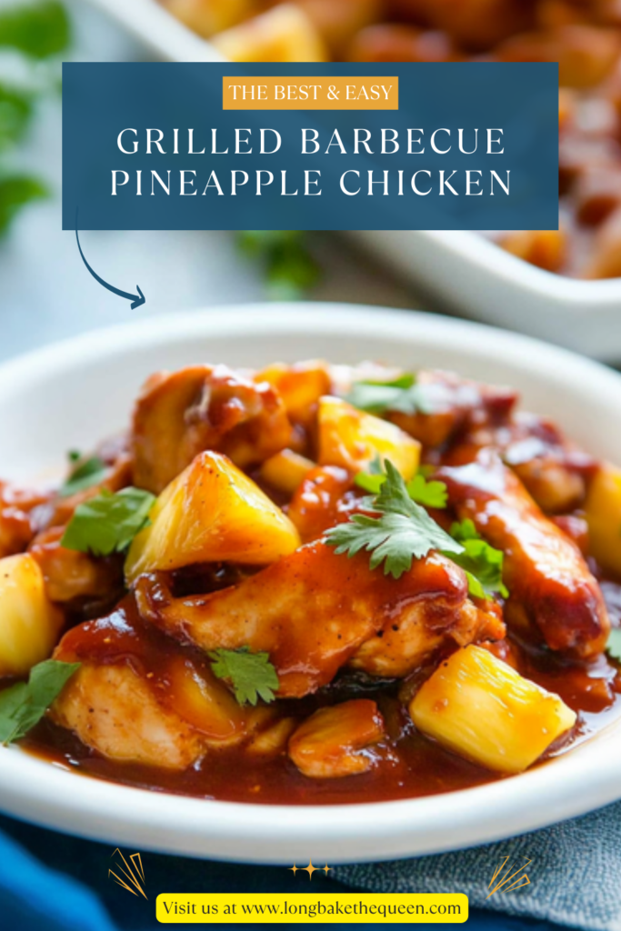 Grilled Barbecue Pineapple Chicken