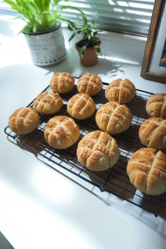 Golden bakery-style bread with a crunchy sugar crust, just out of the oven