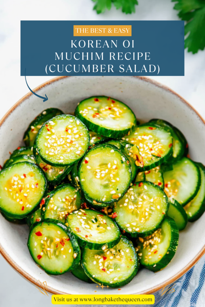 Korean Oi Muchim Recipe (Cucumber Salad)