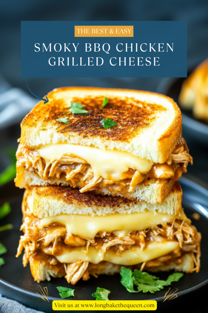 Smoky BBQ Chicken Grilled Cheese
