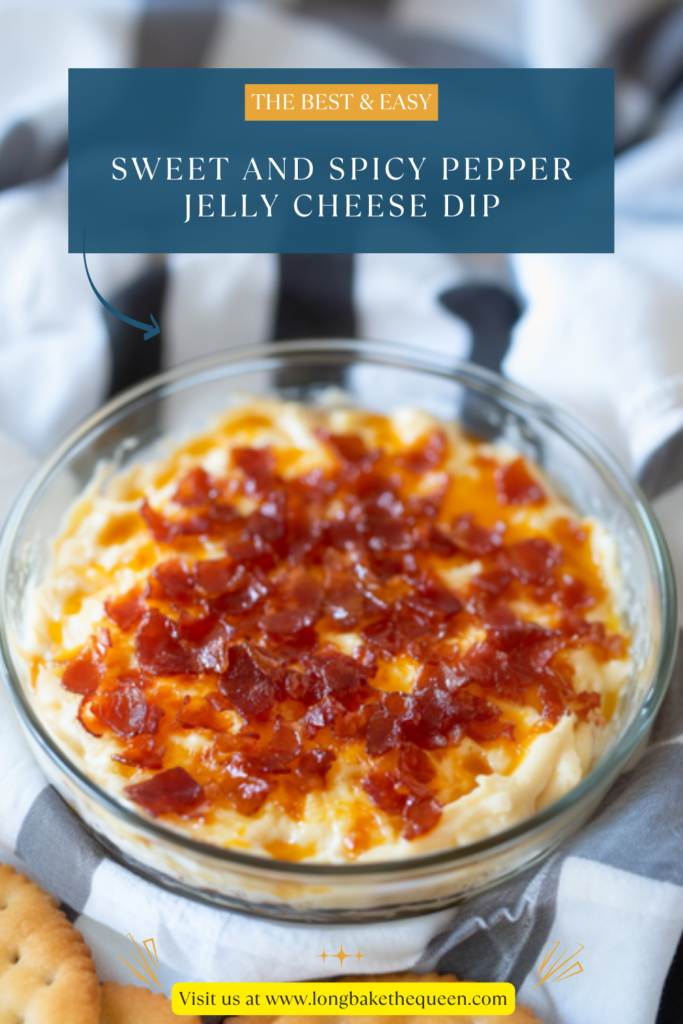 Sweet and Spicy Pepper Jelly Cheese Dip