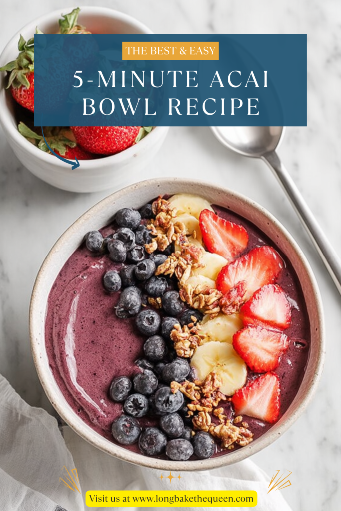 5-Minute Acai Bowl Recipe