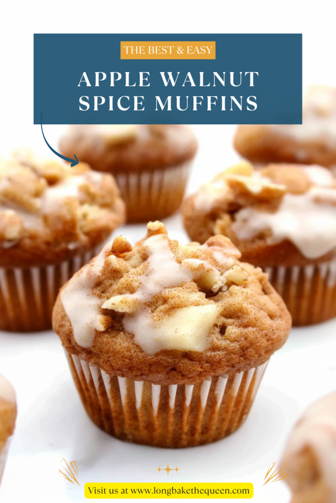 Apple Walnut Spice Muffins
