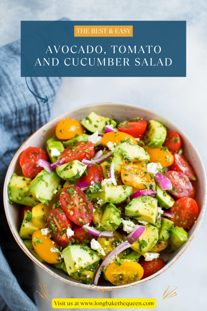 Avocado, Tomato and Cucumber Salad
