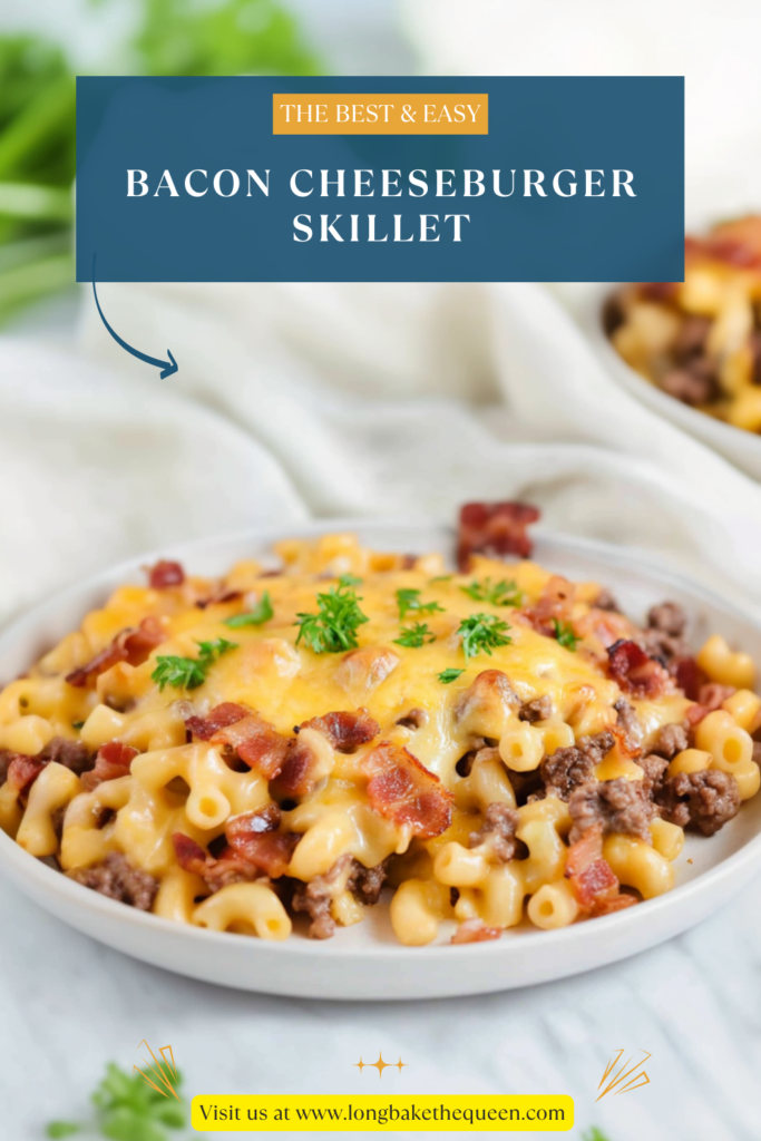 Bacon Cheeseburger Skillet