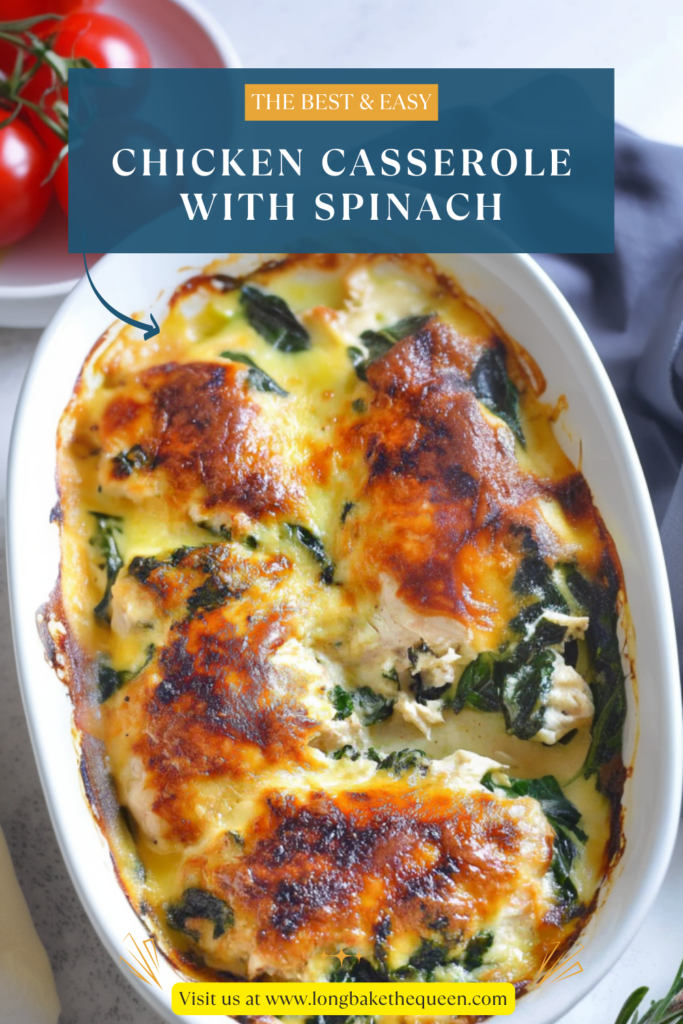 Chicken Casserole with Spinach