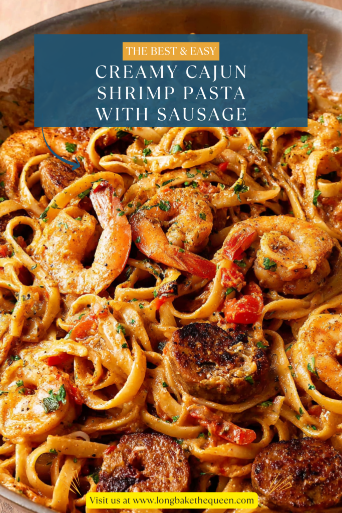 Creamy Cajun Shrimp Pasta with Sausage