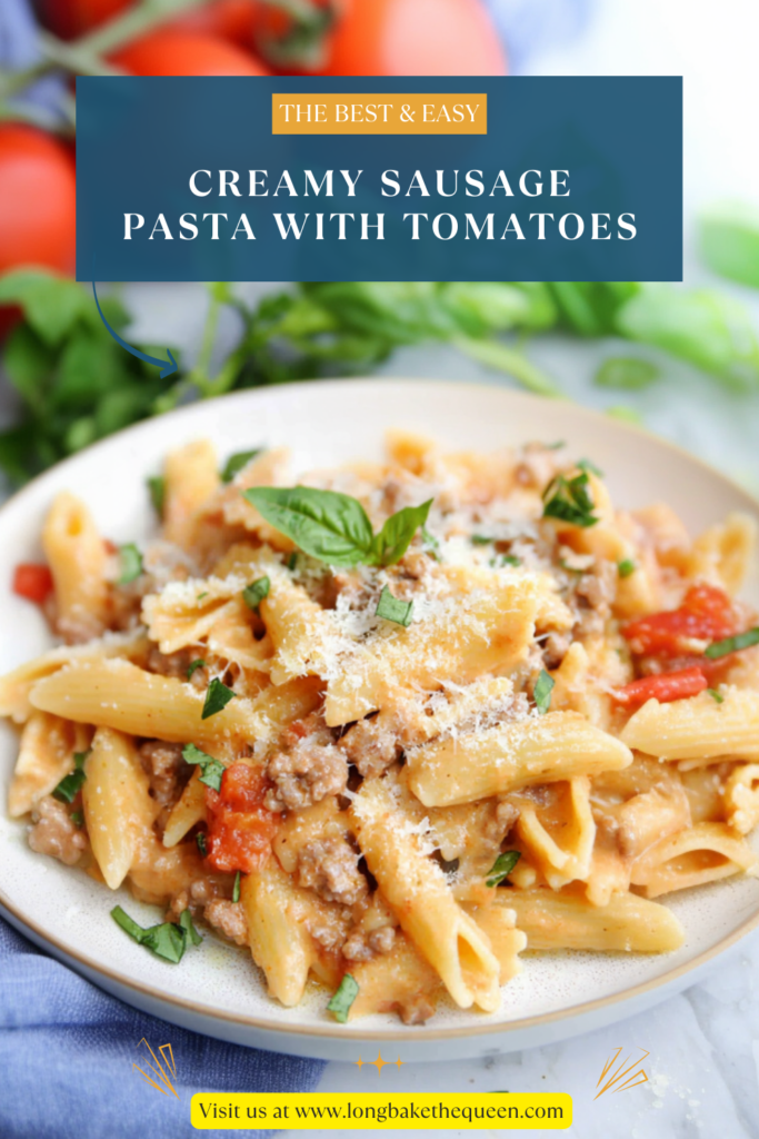 Creamy Sausage Pasta with Tomatoes