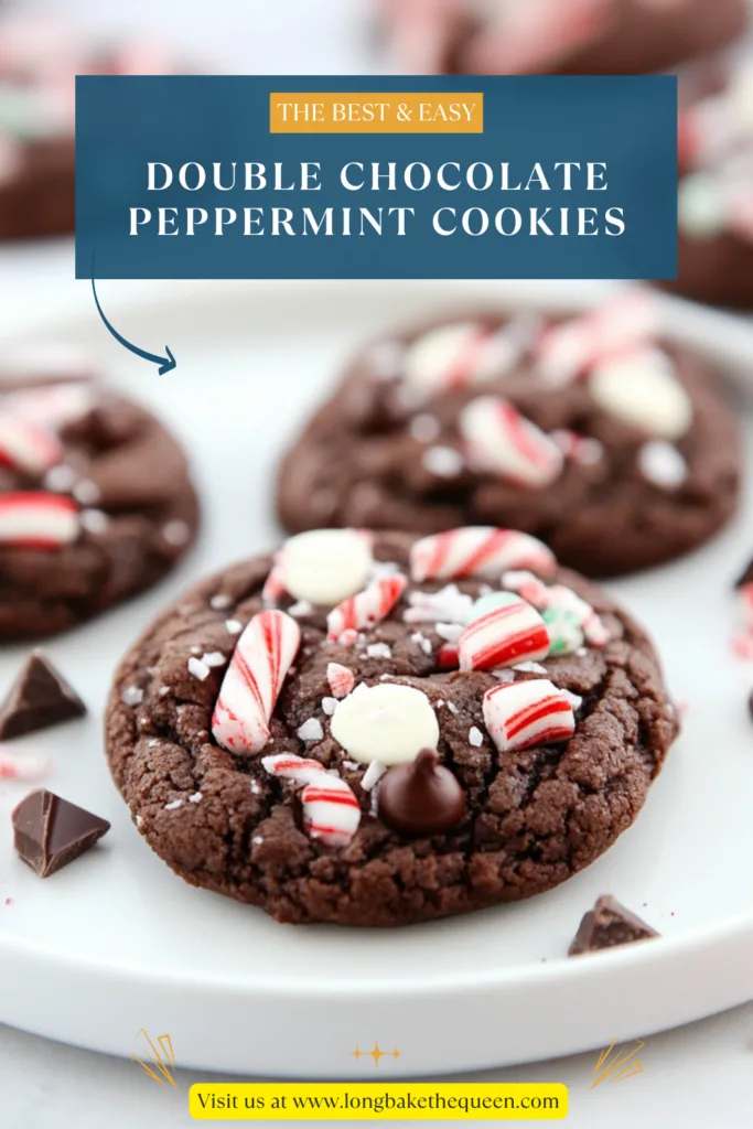 Double Chocolate Peppermint Cookies