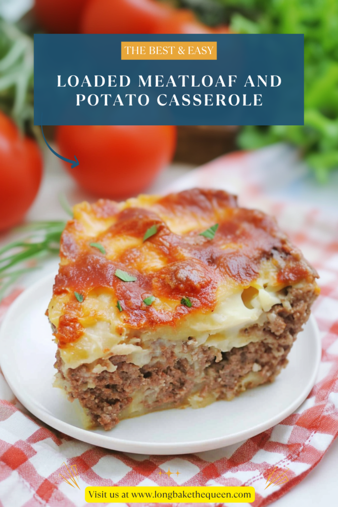 Loaded Meatloaf and Potato Casserole