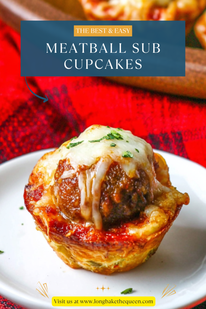 Meatball Sub Cupcakes