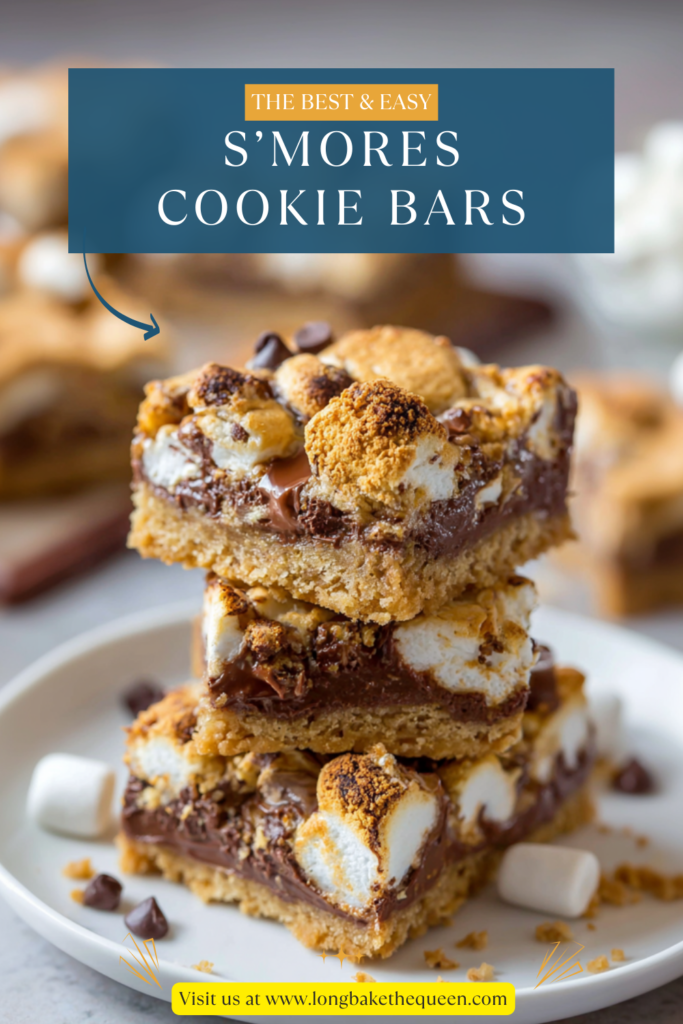 S’mores cookie bars
