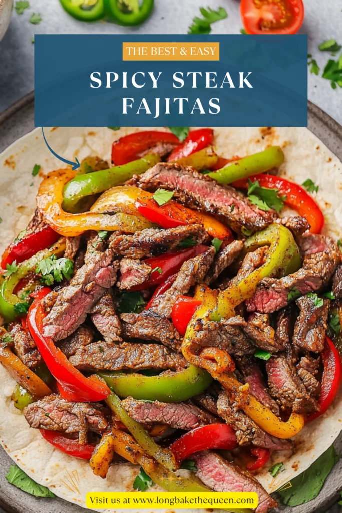 Spicy Steak Fajitas