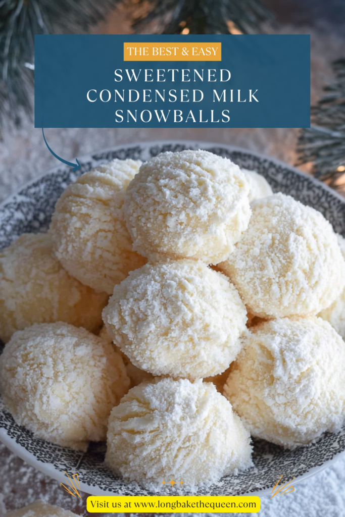 Sweetened Condensed Milk Snowballs