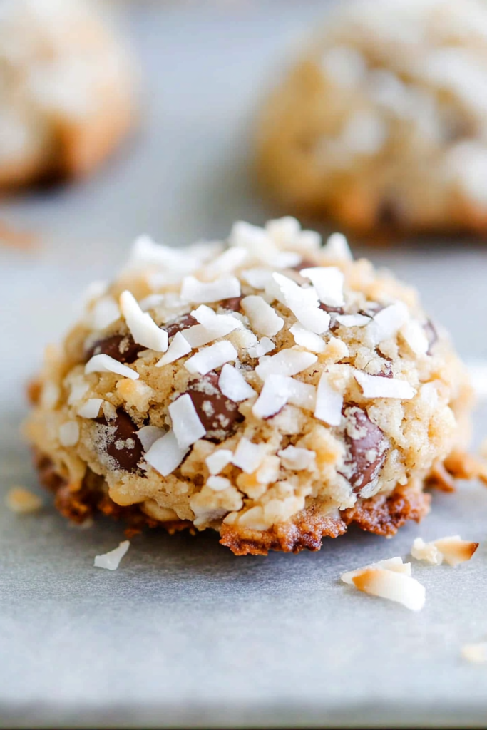 Close-up of golden brown cookies with a soft, homemade look.