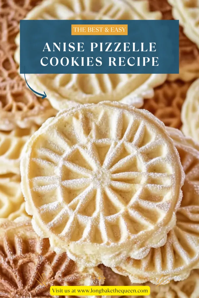 Anise Pizzelle Cookies Recipe