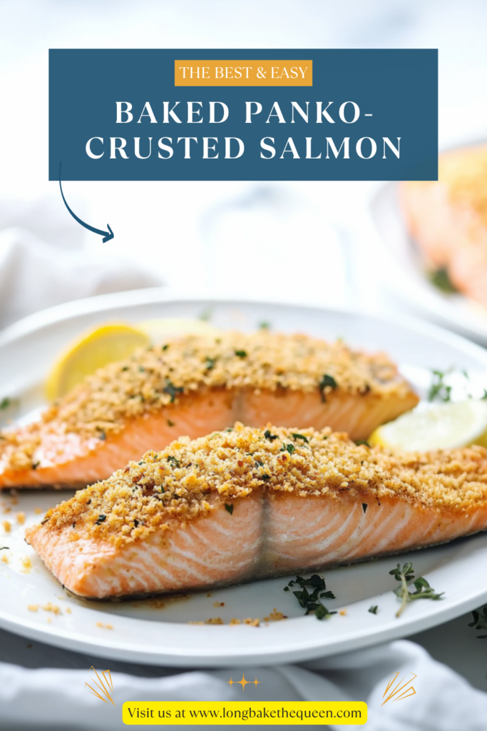 Baked Panko-Crusted Salmon