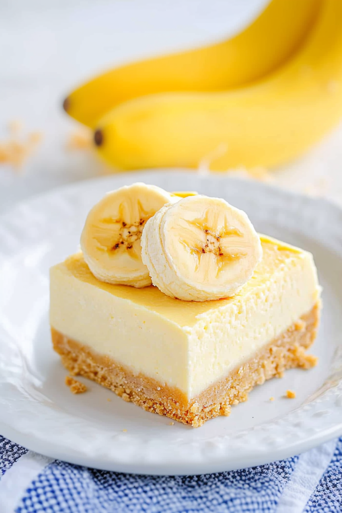 Homemade dessert bars with a creamy filling and crumbly graham-style base