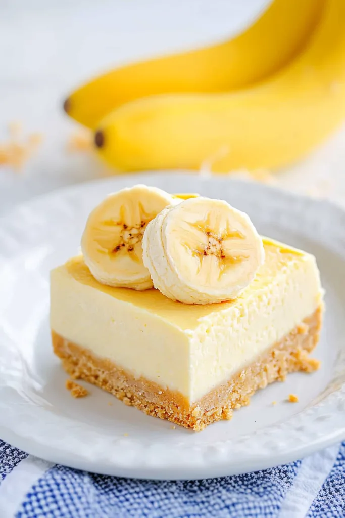 Homemade dessert bars with a creamy filling and crumbly graham-style base