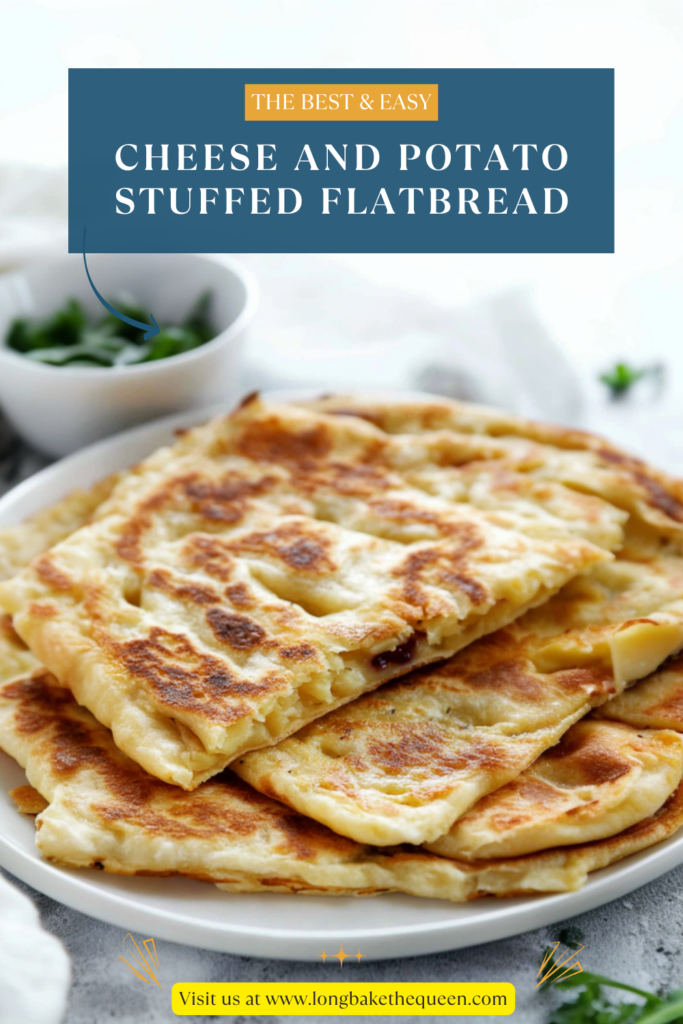 Cheese and Potato Stuffed Flatbread