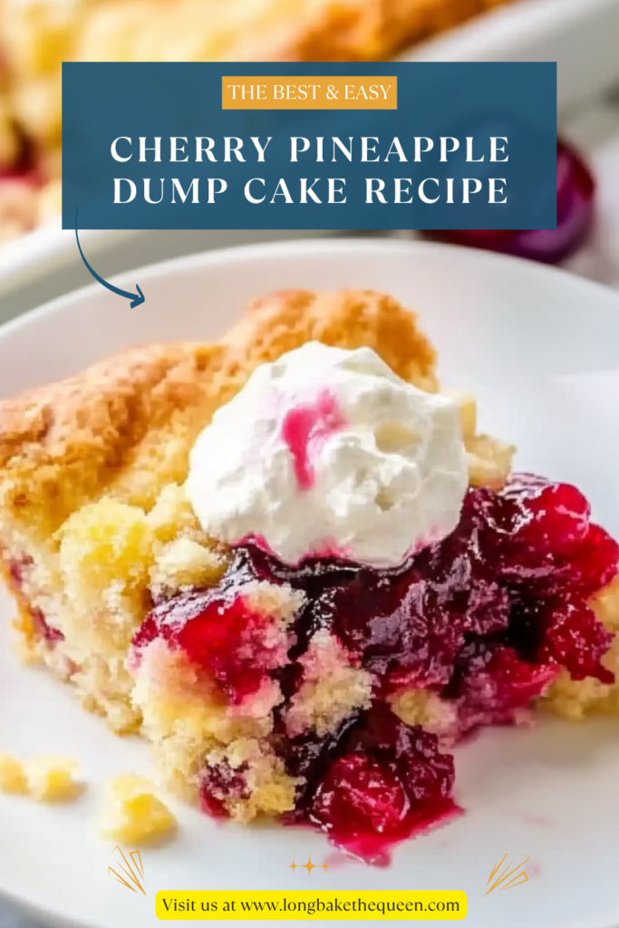 Cherry Pineapple Dump Cake Recipe