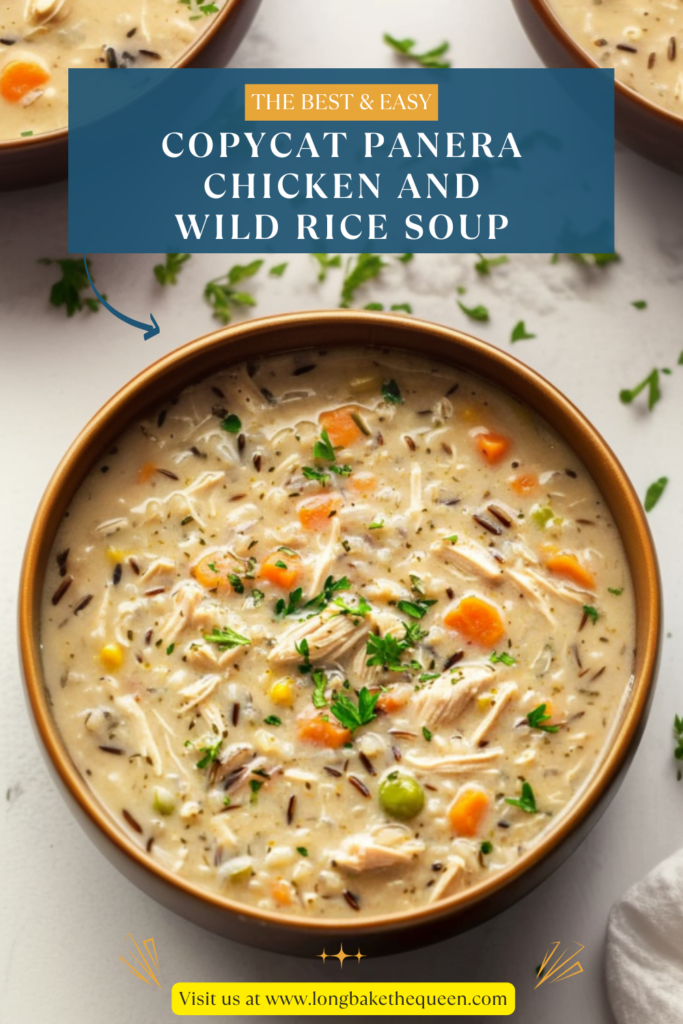Copycat Panera Chicken and Wild Rice Soup