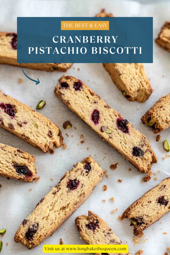Cranberry Pistachio Biscotti