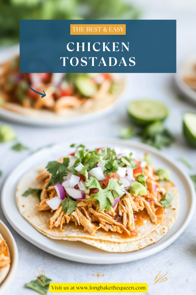 Easy Chicken Tostadas